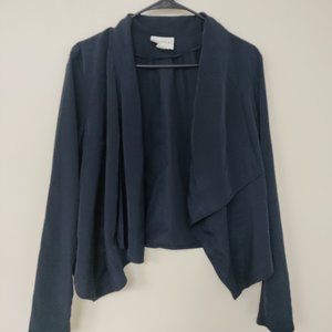 Pure Energy Women's Navy Blue Flowy Jacket